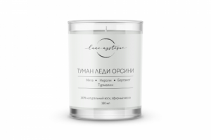 Этикетка для свечей ручной работы