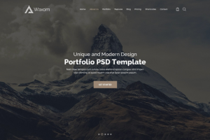 Адаптивная верстка landingPage Waxom - пример