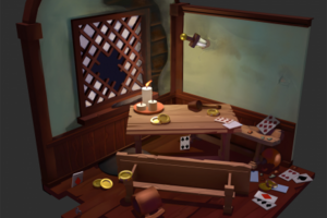 After the fight (in the tavern)