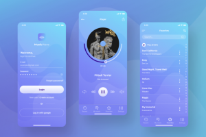 Music App Design Concept
