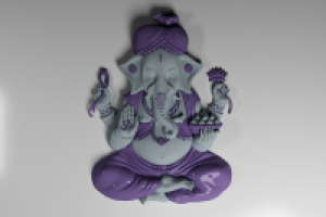 3D символ для йога центра Махараджа