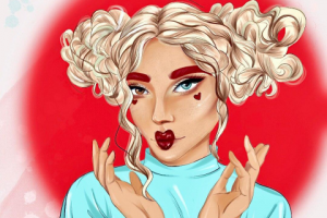 Портрет в мультяшном стиле