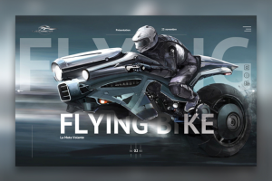 Flying bike