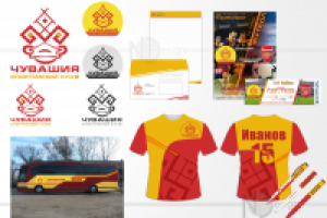 Фирменный стиль для спортивного футбольного клуба