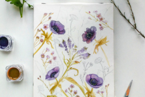 паттерн из цветов