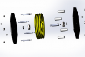 Блоки тросовые заказные сборочный вид без обозначений