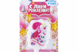 Упаковка для свечей в торт