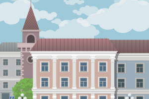 Улица в стиле flat