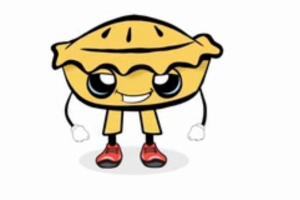 Персонаж(Пирог с ножками) для твич-канала