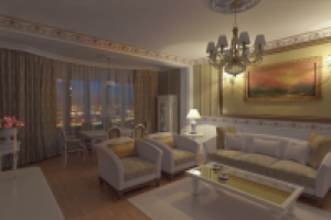 гостиная ночное освещение