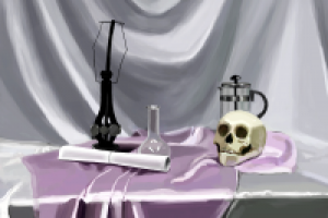 Натюрморт с черепком