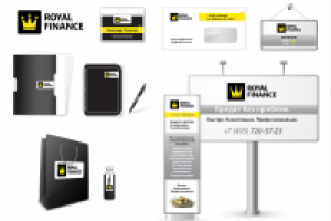 Фирменный стиль компании Royal Finance