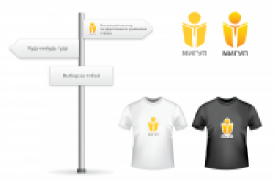 Логотип и элементы фирменного стиля института управления