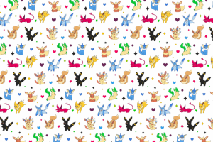 Паттерн «Иви и 8 его эволюций» (покемоны)