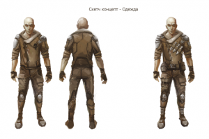 Скетчи одежда