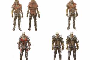 Скетчи одежда 2