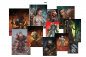 Набор карт (эскизы)для проекта "Star Crusade CCG"