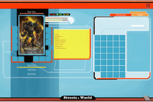 Интерфейс для игры Улицы