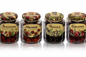 Серия этикеток "Ягода сушеная" для "Тайга-Продукт"