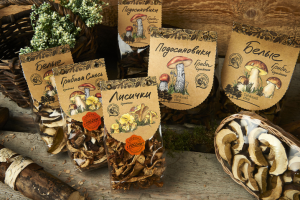 Серия этикеток "Грибы сушеные"