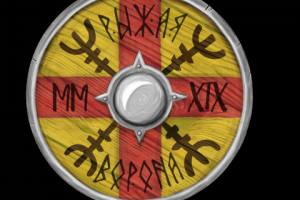 Логотип-значок для смены лагеря Рыжая ворона