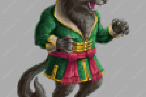 2D образы концепт арт (кот Баюн)