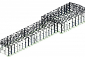 Промышленное здание в г. Архангельск КМ+КМД (фриланс)