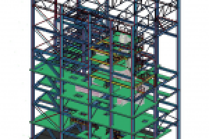 Корпус. 5 этажей. КМ+КМД+КЖ, расчеты. 3300м2.