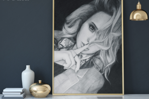 Портрет по фото карандашом