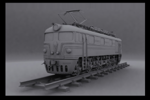 Модель электровоза.