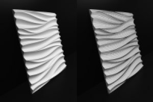 Бесшовная гипсовая плитка