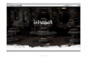 Лендинг "City barbers"