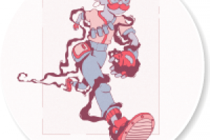 Иллюстрация. Для журнала. Бегун.