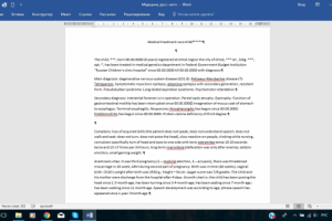 Перевод истории болезни, русс.-англ.