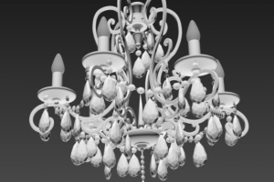 Люстра CHIARO Сюзанна 458010606 | Regenbogen