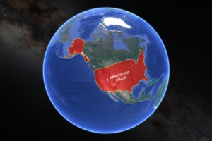 Анимационная карта США