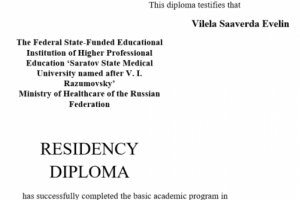 Перевод диплома об окончании ординатуры