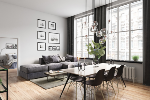 Светлая гостиная