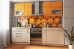 Яркая кухня