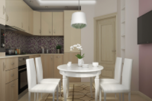 Кухня светлая