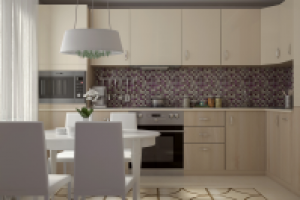 Кухня светлая