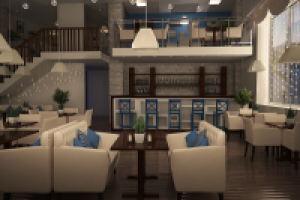 Визуализация ресторана