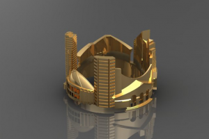 Необычное кольцо по индивидуальному заказу