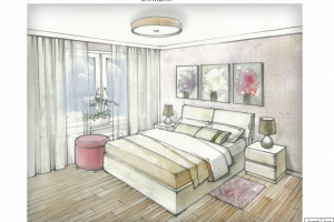 Скетч интерьера