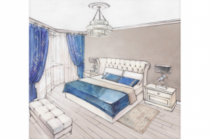 Скетч интерьера