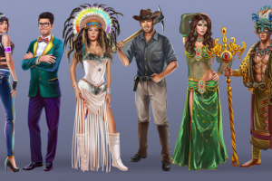 Персонажи для игры в полный рост