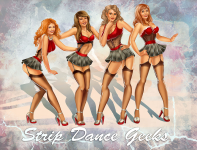 Постер "Strip Dance Geeks"