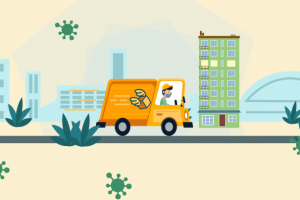 Delivery Service promotional 2D motion