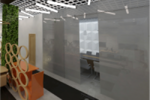 Вид на переговорную