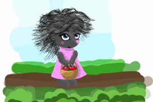 Милая девочка ёж